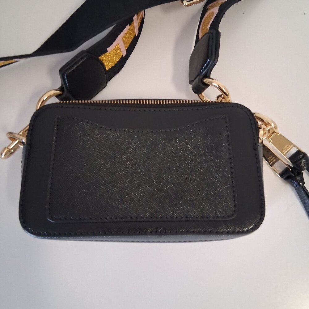 Marc Jacobs Bag, Cb Snapshot, The Snapshot, New Black Multi Color Gently Used - Picture 4 of 8